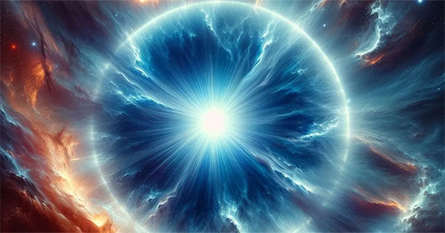 Sự ra đời “quái vật” siêu khổng lồ xanh, sáng gấp 10.000 lần Mặt trời