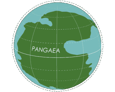sieu-luc-dia-pangaea Đã có giai đoạn Sơn Tinh - Thuỷ Tinh chia ranh giới rõ rệt trên Địa Cầu