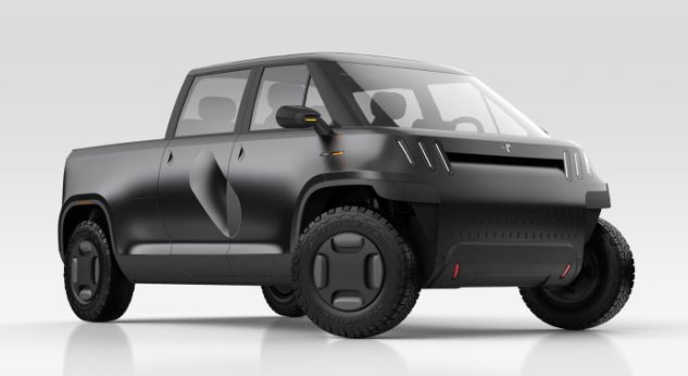 o-to-dien-mini Xe bán tải điện mini.