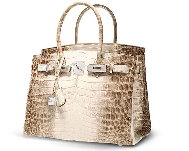 tui-hermes-himalayan-crocodile-birkin Chiếc túi Hermès Himalayan crocodile Birkin được chế tác từ da cá sấu bạch tạng